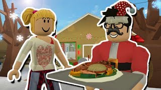 Giving My Bloxburg Neighbors A Festive Visit Roblox Roleplay By Peetahbread - peetahbread roblox family