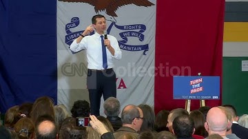 Pete Buttigieg campaign rally in Coralville, Iowa