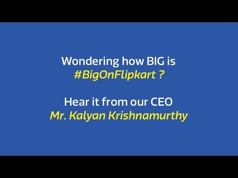 Something so BIG, even our CEO is intrigued ! #BigOnFlipkart