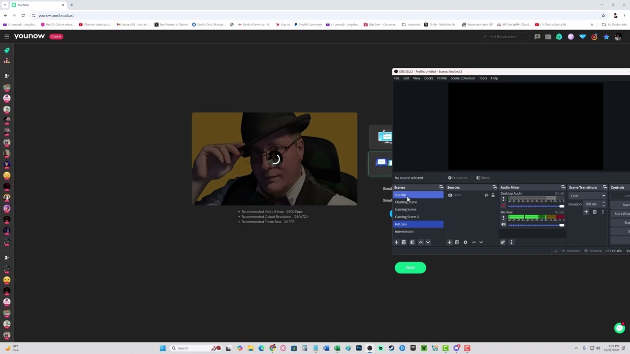 How to stream on YouNow.com using OBS