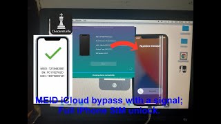 تخطي الايكلود مع ايقاف تحديثات ابل وتشغيل الشبكه على أجهزة ميد iCloud bypass meid ios14.4.2 Checkm8