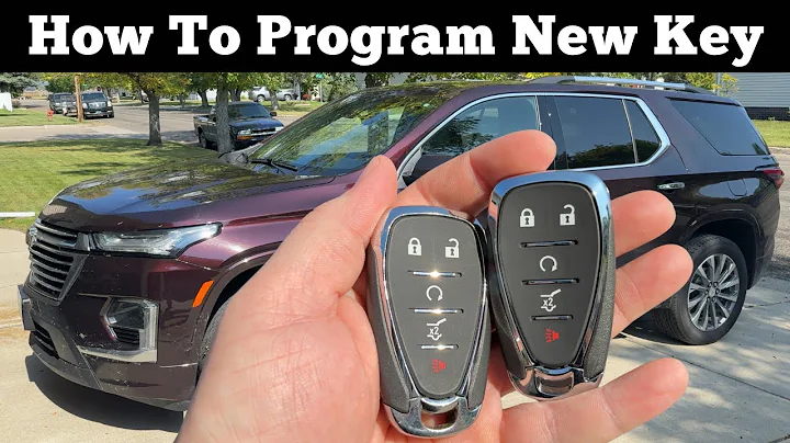 2018 - 2023 CHEVY TRAVERSE - How To Program New Remote Key Fob - Add Key Programming Pairing DIY