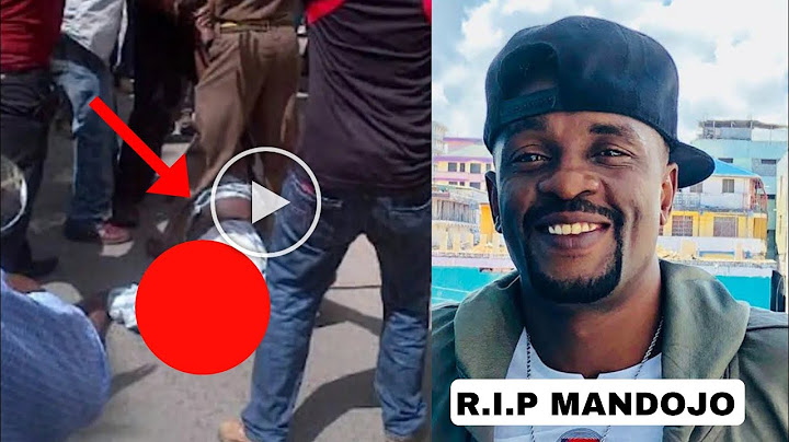 VIDEO MANDOJO AKIPIGWA/ ALIFUNGWA KAMBA MIGUUNI/ ALIAGA ANAENDA KANISANI KUTUBU/ MKE WAKE ALI..