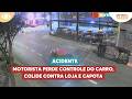 Motorista perde controle do carro, colide contra loja e capota | Melhor da Tarde