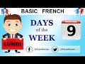 LEARN FRENCH DAYS OF THE WEEK