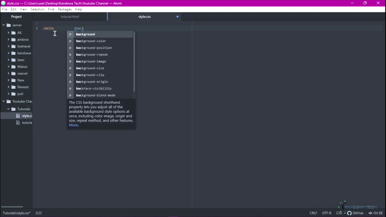 How to Link your CSS file to your HTML - YouTube