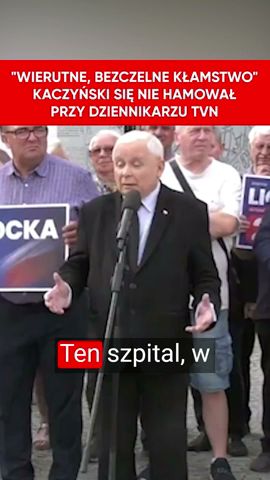 Kaczyński się nie hamował przy TVN. \