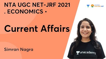 Current Affairs | Economic | NTA UGC NET-JRF 2021| Simran Nagra