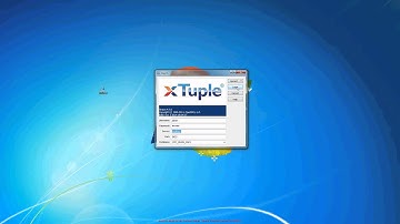 Xtuple 100 Logging into Xtuple