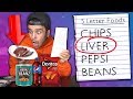 ONLY Eating 5 LETTER FOODS For 24 HOURS! (IMPOSSIBLE FOOD LETTER CHALLENGE)