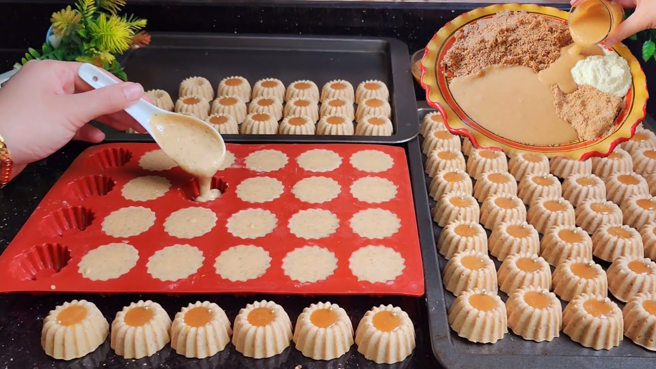 هادي حلوة لي تهنيك وتساهل عليك معلكة لذيذة❗بلافرن وبلاكثرة قوام والنتيجة تحمر الوجه/حلويات العيد2023