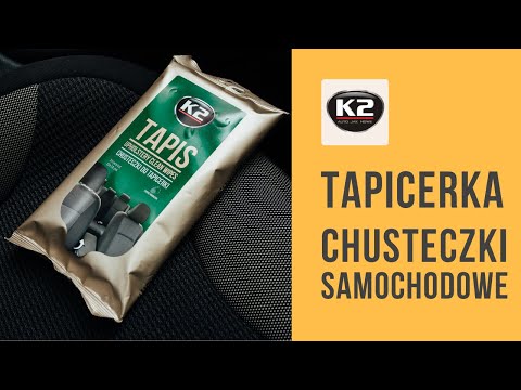 Серветки вологі Tapis Wipes для очищення тканинної оббивки 24 шт (K212) K2, видео 1