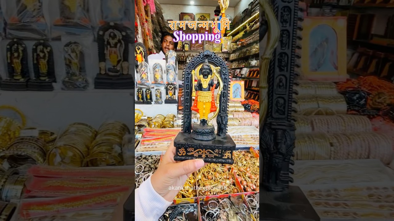 Ayodhya Market || Shre Ram Janmbhoomi Ayodhya 