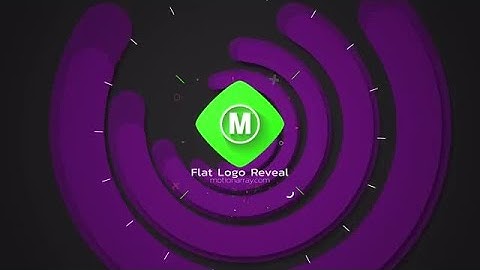 Flat Logo Reveal After Effects Templates