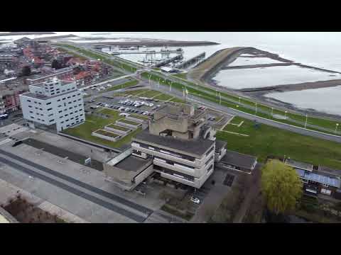 Flight in Terneuzen city hall and surroundings March 2022