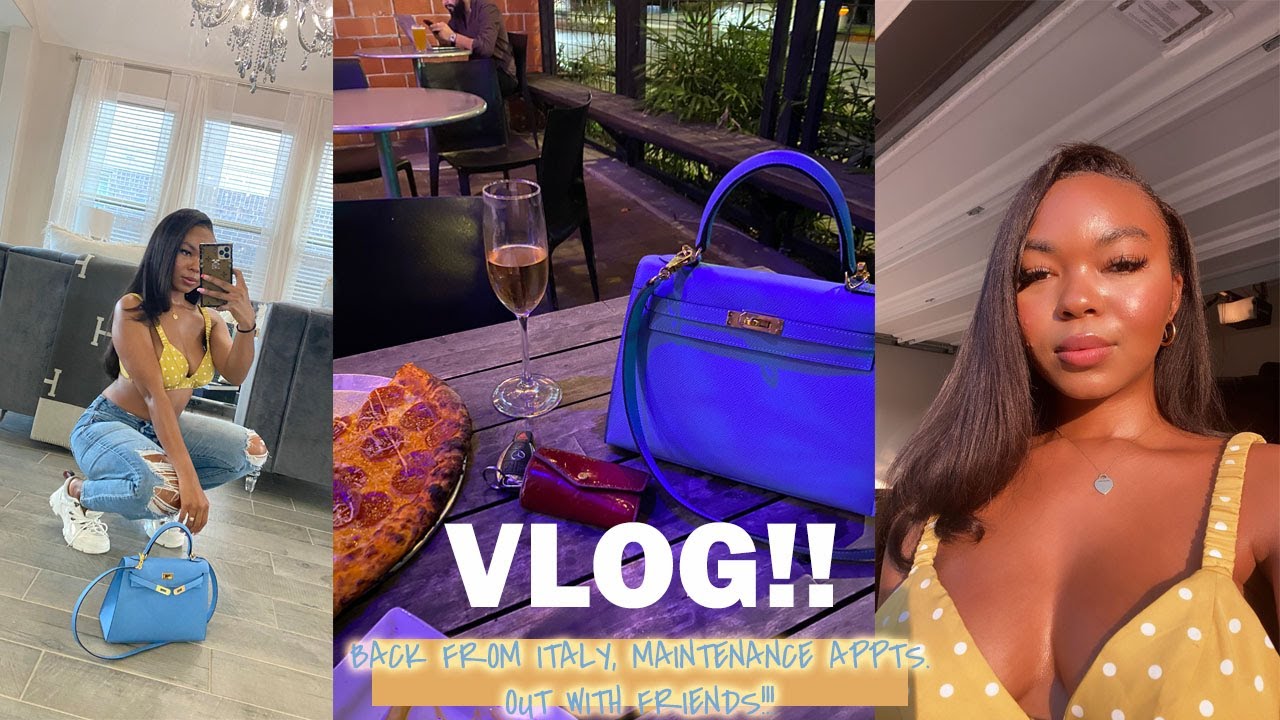 WEEKLY VLOG!! || Super Long Vlog, Hair, New Nails, Out with Friends + My NEW Hermes KELLY!
