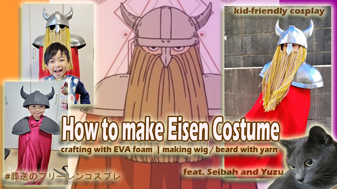 Sousou no Frieren : EISEN COSPLAY TUTORIAL | how to make props using