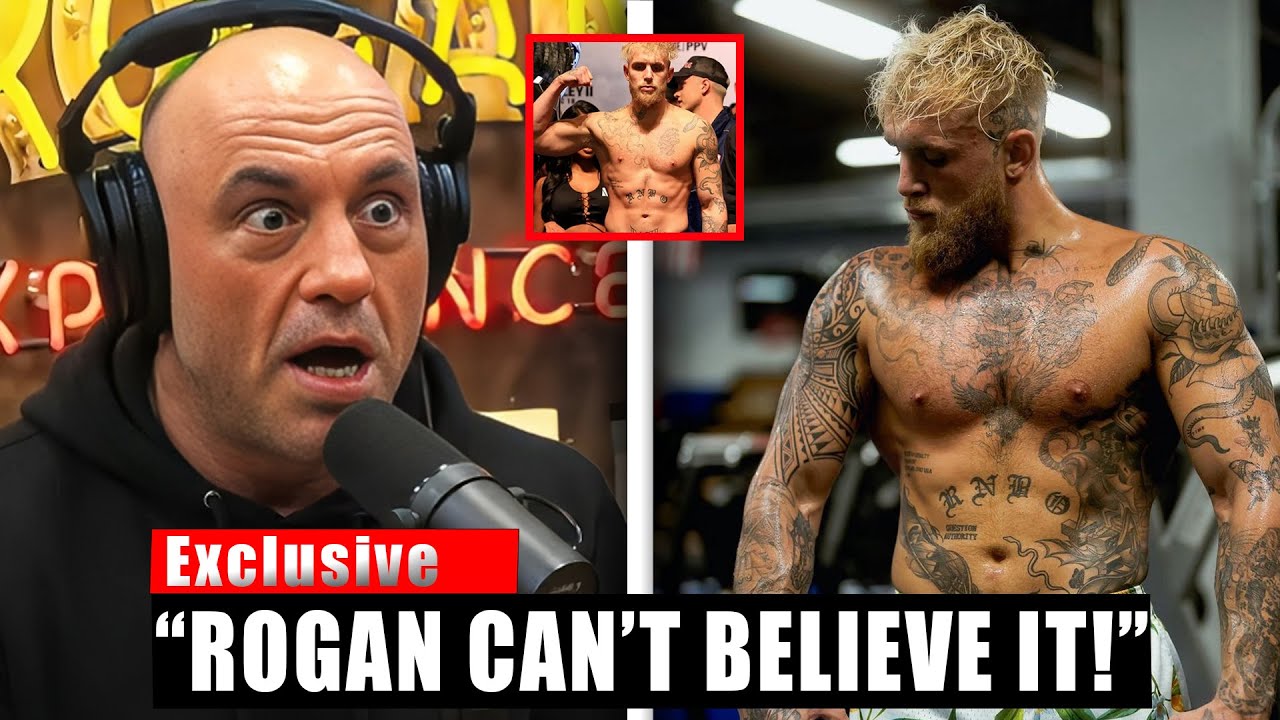 Joe Rogan STUNNED by Jake Paul’s Transformation Ahead of Joshua Fight ...