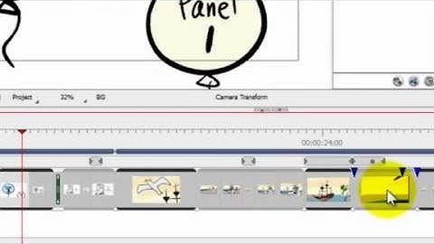 The Timeline in Storyboard Pro 4.2