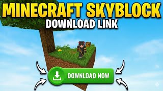 How to Download Skyblock Map for Minecraft PE | Direct Mediafire Link screenshot 3