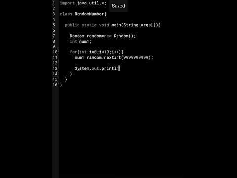 Generate Random Number in Java - YouTube