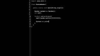 Generate Random Number in Java