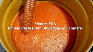 Fristam FDS Twin Screw Pump: Tomato Paste Unloading and Transfer