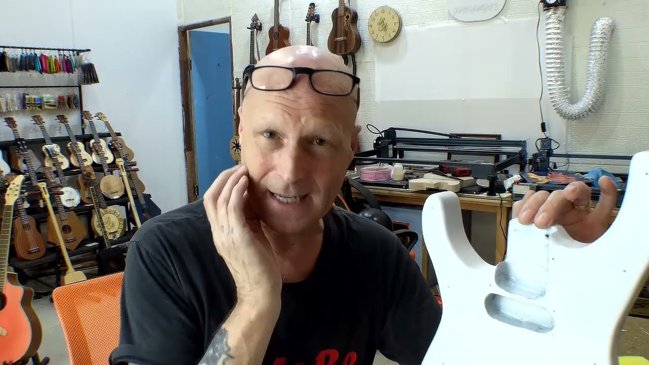 RoJoBe Music Handmade Electric Bass Guitar part 9