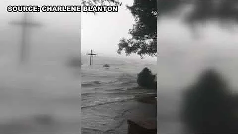Video Shows Cross Standing Strong Amid Hurricane I...