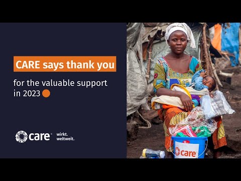Humanitarian aid from CARE in 2023: Many thanks for your support to Syntegon