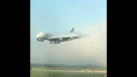 Surprise Landing through Clouds # shorts