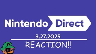 🔴LIVE🔴Nintendo Direct 3.27.25 Reaction!