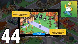The Simpsons Tapped Out - Full Gameplay / Walkthrough Part 44 (IOS, Android) Halloween Is Here!