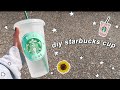 DIY STARBUCKS Cup Decal | PERSONALIZED STARBUCKS CUP Cricut Tutorial