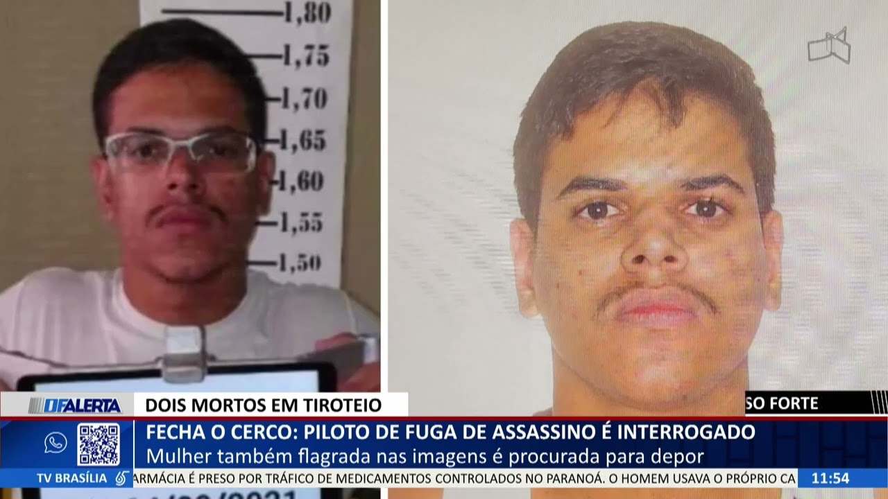 DF ALERTA - Fecha o cerco: piloto de fuga de assassino é interrogado
