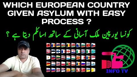 Which European country Given Asylum With Easy process?|Europe laws information in Urdu/Hindi|Latest
