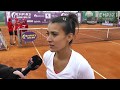 EMPIRE Slovak Open 2017 SF, interview, Veronica CEPEDE ROYG (PAR) - POTAPOVA (RUS) 6-2 6-7(4) 7-5