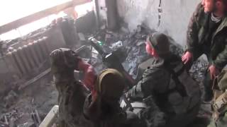 Ukraine War • Militias before storming the Donetsk airport