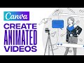 How to Create Animated Videos In Canva For FREE (2024) Step By Step Tutorial