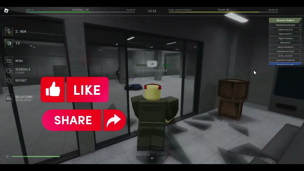 The Experience Being a Research Subject in [CL] Facility Roleplay