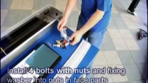 Assembly instructions for MINIB floor convectors