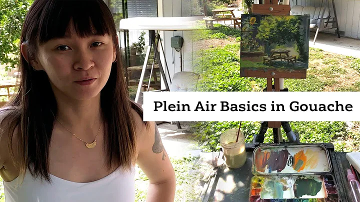 Plein Air Basics with Gouache - Painting Demo by H...