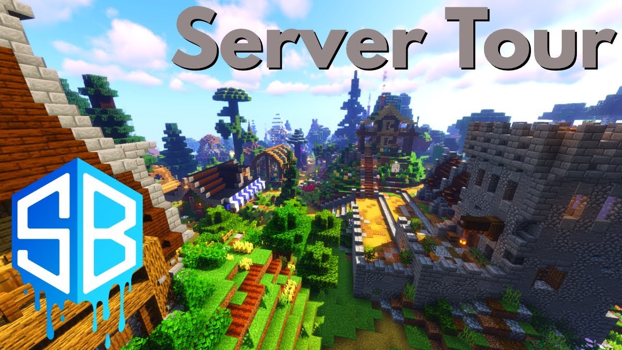 Minecraft Smp Tour Of The Sourceblock Server Survival Minecraft Server Tour So Far Avomance Youtube