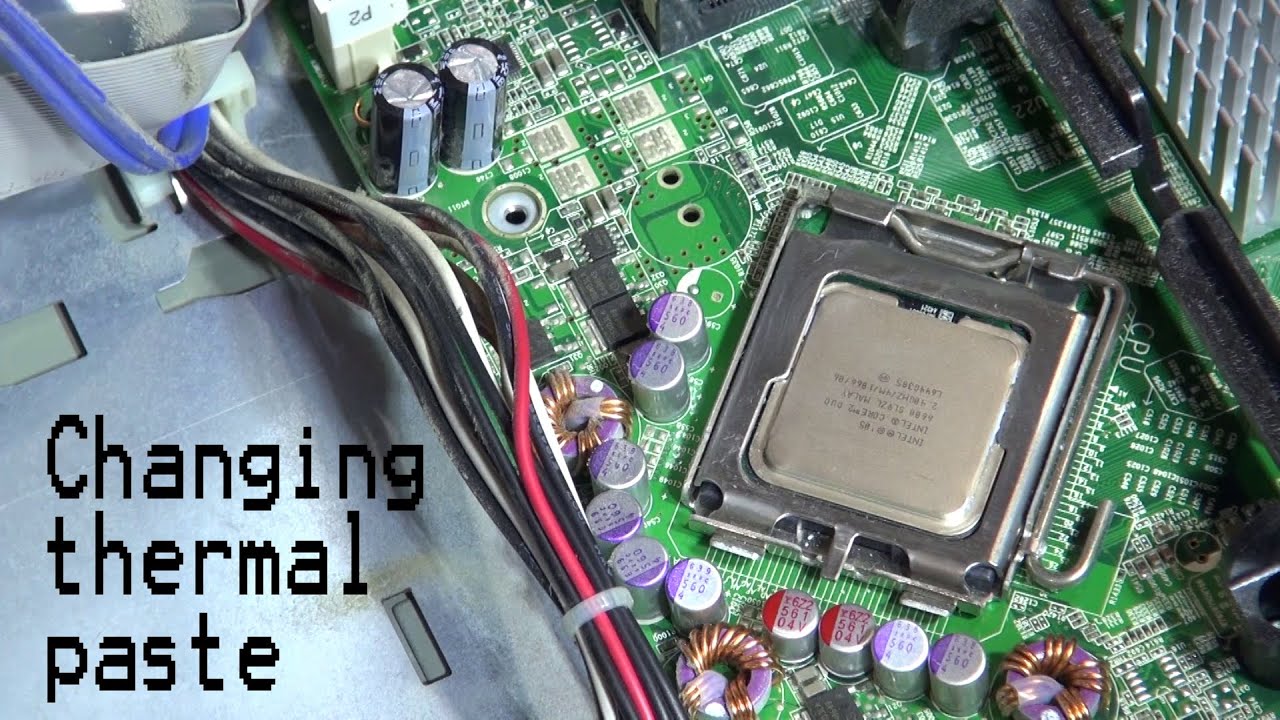 Does changing out thermal paste make a Difference YouTube