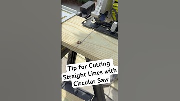 How to Cut Perfectly Straight Line with Circular Saw | Speed Square Trick | #diy #circularsaw #wood