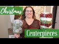 HURRICANE VASE CHRISTMAS CENTERPIECES | DIY CHRISTMAS CENTERPIECE CHALLENGE