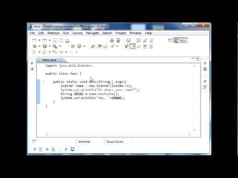 Java Programming Tutorial - 6 - Getting The Users Input