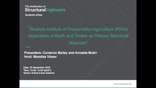 Application of Earth and Timber as Primary Structural Materials by Cameron Bailey & Aimable Mukire