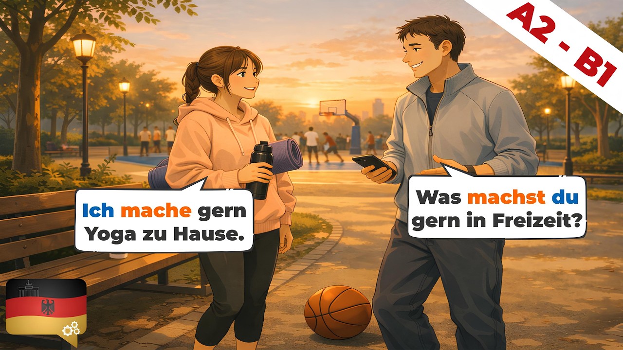 Deutsch Dialogen (A2-B1) | Deutsch lernen durch Hören | Wortschatz & Geschichten