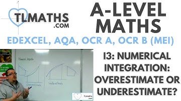 A-Level Maths: I3-05 Numerical Integration: Overestimate or Underestimate?